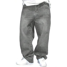 Load image into Gallery viewer, Casual Gray Men's Distressed Design Jeans
