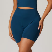 Load image into Gallery viewer, Tight high waisted yoga shorts
