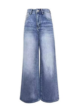 Load image into Gallery viewer, Loose Wide-Leg Straight Cut Jeans for Women
