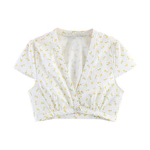 Load image into Gallery viewer, Floral Poplin Top+Mini Skirt Set
