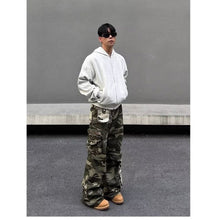 Load image into Gallery viewer, Men's Contrast Color Three-dimensional Pocket Overalls
