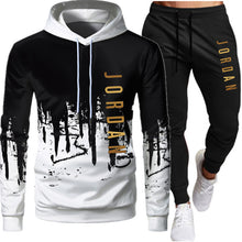 Load image into Gallery viewer, Men's 2-Piece Lightweight Hooded Sweatshirt and Jogger Set
