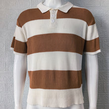 Lade das Bild in den Galerie-Viewer, Mens Summer  Lapel Sweater Short Sleeve
