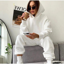 Load image into Gallery viewer, Women's  Hooded Sweatshirt Set Two-Piece Outfit
