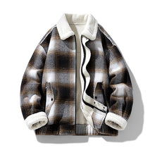 Load image into Gallery viewer, Men's Short Wool Wave Casual Jacket
