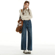 Load image into Gallery viewer, Scratch Narrow Fit Wide Leg Jeans Women
