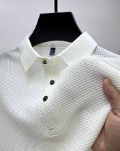 Lade das Bild in den Galerie-Viewer, Mesh Ice Silk Short Sleeve T-shirt Mens Clothing
