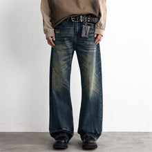Load image into Gallery viewer, Washed denim jeans
