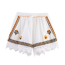 Load image into Gallery viewer, Embroidered Shirt+Embriodred Shorts Set
