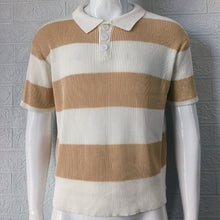 Lade das Bild in den Galerie-Viewer, Mens Summer  Lapel Sweater Short Sleeve
