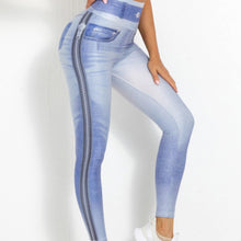 Load image into Gallery viewer, Barbie Denim Peach Yoga Pants-Slim Fitness Leggings
