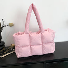 Load image into Gallery viewer, Quilted Single-Shoulder Bag Down Jacket Bag Large Capacity
