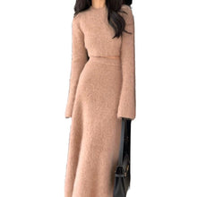 Load image into Gallery viewer, Sets of Women 2 Pieces Autumer Winter Sweater Elegant Pullover Women's Suit with A Skirt Set Slim Soft Warm Korean New Two Piece
