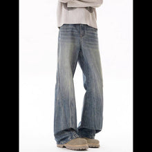 Load image into Gallery viewer, Flared Denim Pants Men's Unique Design Style Jeans
