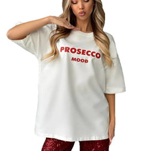 Load image into Gallery viewer, Letter Printed Round Neck Short Sleeve T-Shirt for Women
