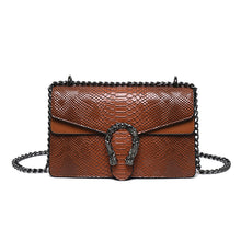 Load image into Gallery viewer, Crocodile patterned Wine God Bag
