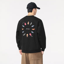 Load image into Gallery viewer, Style Heavyweight Crew Neck Printed Long Sleeve Sweatshirt for Men
