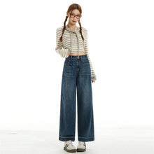 Load image into Gallery viewer, Scratch Narrow Fit Wide Leg Jeans Women
