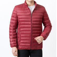 Lade das Bild in den Galerie-Viewer, Stand Collar Winter Men's Lightweight Cotton Loose Coat
