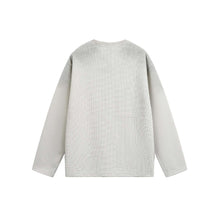 Load image into Gallery viewer, Long Sleeve Loose Fit Waffle Knit T-Shirt
