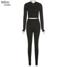 Load image into Gallery viewer, Sisterlinda Fashion Rib Knitted 2 Piece Sets
