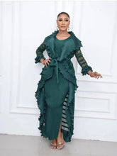 Load image into Gallery viewer, Full Sleeved Sexy Evening Party Two Piece Sets for Women

