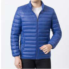 Lade das Bild in den Galerie-Viewer, Stand Collar Winter Men's Lightweight Cotton Loose Coat
