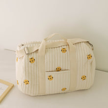 Load image into Gallery viewer, Embroidered Travel Bag Large Capacity Luggage Bag Lightweight Carry-on Handheld Shoulder Bag Boston Bag
