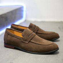Load image into Gallery viewer, Nubuck Leather Men Casual Shoes
