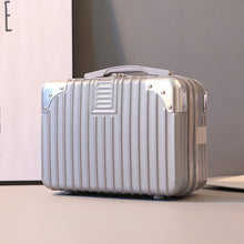 Load image into Gallery viewer, Vintage Luggage Mini Makeup Case 14-Inch Carry-On Bag

