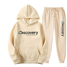 Load image into Gallery viewer, Men's Casual Hooded Sweatshirt Jogger Pants Set
