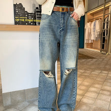 Load image into Gallery viewer, Casual Ripped Denim Jeans for Women - Comfortable and Stylish Everyday Wear
