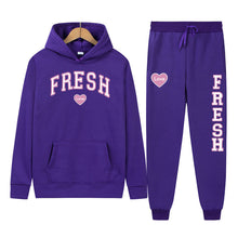 Load image into Gallery viewer, Punk Rock Street Style Hoodie Sweatshirt Two-Piece Set
