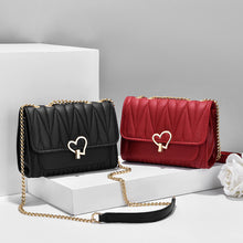 Load image into Gallery viewer, Peach Heart Lock Shoulder Bag Diagonal Cross Bag
