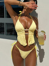 Charger l'image dans la galerie, Hollow Neck Hanging Bikini Swimsuit
