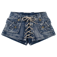 Load image into Gallery viewer, Wash and make old tied jeans for women
