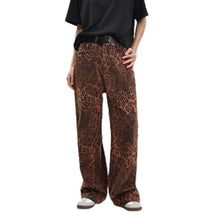 Load image into Gallery viewer, Leopard print jeans for women
