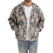 Load image into Gallery viewer, Men's Camouflage Zip-Up Hoodie Coat
