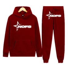 Load image into Gallery viewer, Y2K Goth Punk Rock Streetwear NOES Unisex Two-Piece Hoodie Set
