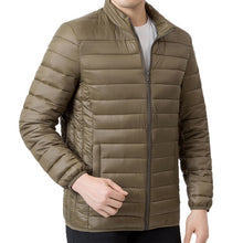 Lade das Bild in den Galerie-Viewer, Stand Collar Winter Men's Lightweight Cotton Loose Coat
