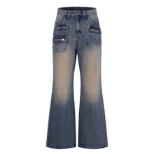 Load image into Gallery viewer, Retro micro flared jeans for women
