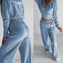 Load image into Gallery viewer, Hooded Casual Sweatshirt Set for Women, Two-Piece
