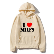 Load image into Gallery viewer, I Love Milfs Hoodie Men Women Fashion Hoodie

