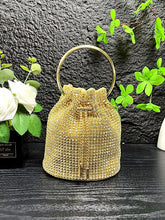 Load image into Gallery viewer, Diamond bucket bag for women

