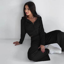 Load image into Gallery viewer, Hooded Casual Sweatshirt Set for Women, Two-Piece
