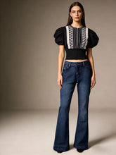 Load image into Gallery viewer, Retro Slim Fit Stretch Flared Jeans Pants for Women Long Pants
