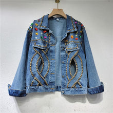 Load image into Gallery viewer, Women Spring Casual Long Sleeve Jeans Jacket Coat
