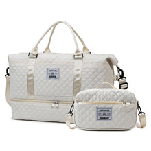 Load image into Gallery viewer, Checkered Dry-Wet Separation Sports Tote Bag
