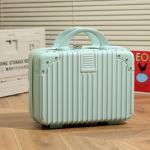 Load image into Gallery viewer, Vintage Luggage Mini Makeup Case 14-Inch Carry-On Bag
