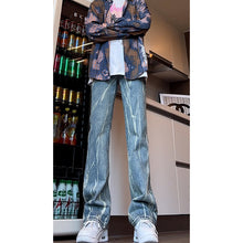 Load image into Gallery viewer, Casual Washed Dye Wide Leg Jeans for Men
